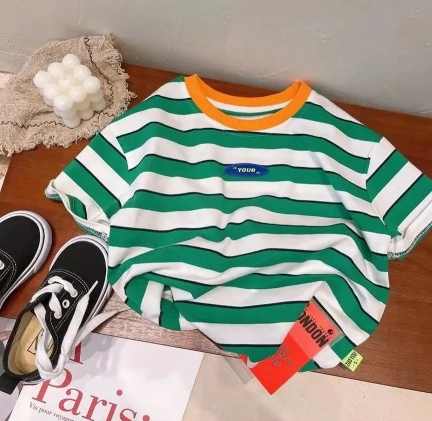 Baby Clothing Patterns Free - 유아 남아 패션 스트라이프 반소매 티셔츠
