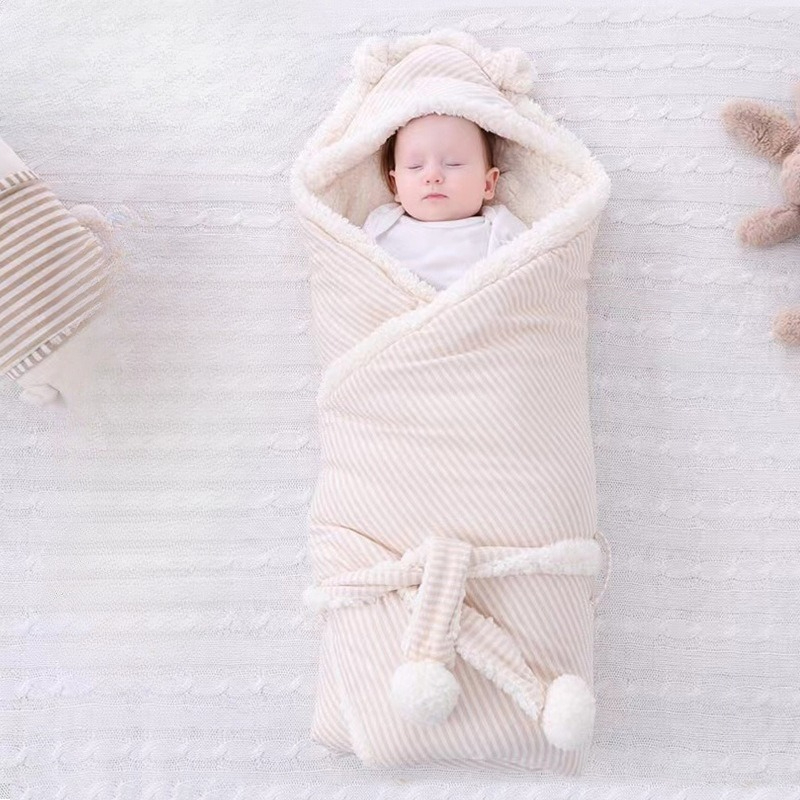 Baby Clothing Material - 신생아 양털 속싸개 겨울용 두꺼운 따뜻한