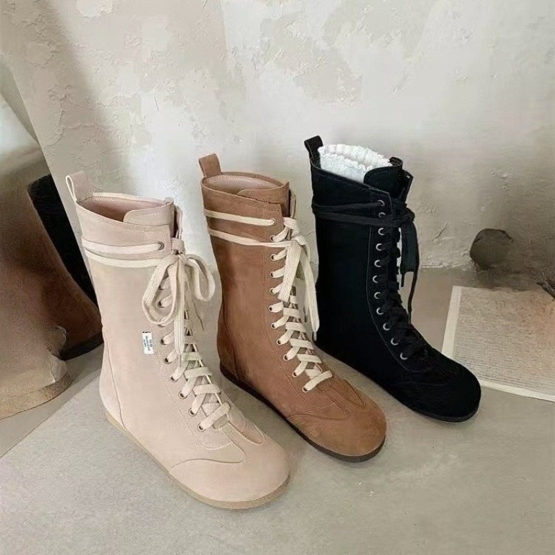 Soft Sole Booties - 패션 인사이드 키높이 부티 가을 신상