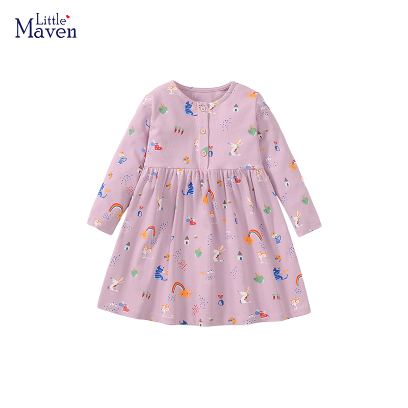 Baby Clothing Patterns Free - 리틀 메이븐 여아용 코스튬 유니콘 긴팔