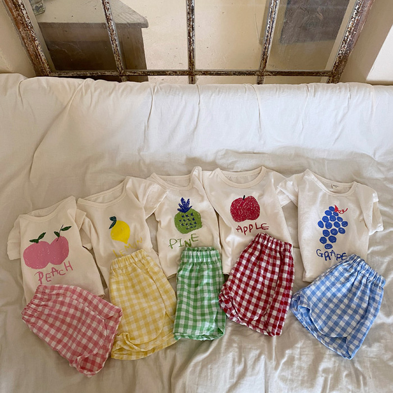 아기 잠옷 세트 코튼 아동 잠옷 유아 여름 민소매 아기 - Baby Clothing For Sale 리뷰 및 가격