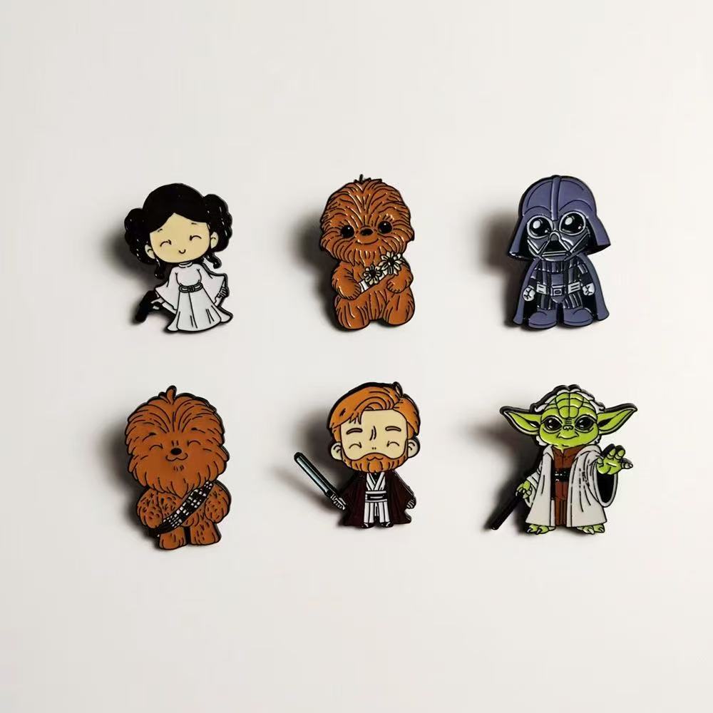 6개/세트 스타워즈 배지 브로치 수집용 SF 주얼리 다 - Baby Yoda Clothing 리뷰 및 가격