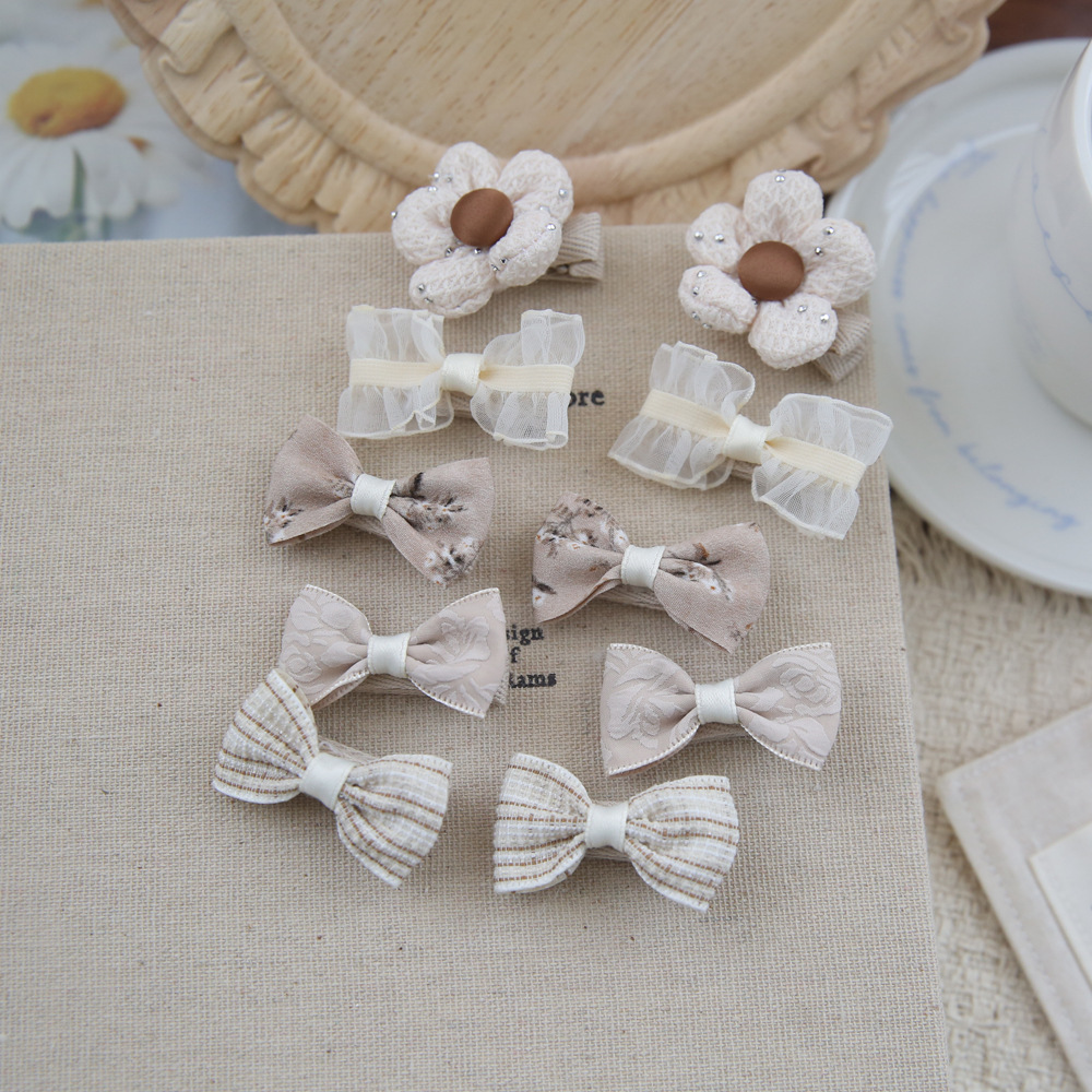 10개/세트 여자아이용 헤어 액세서리, 전체 커버리지  - Baby Clothing Material 리뷰 및 가격