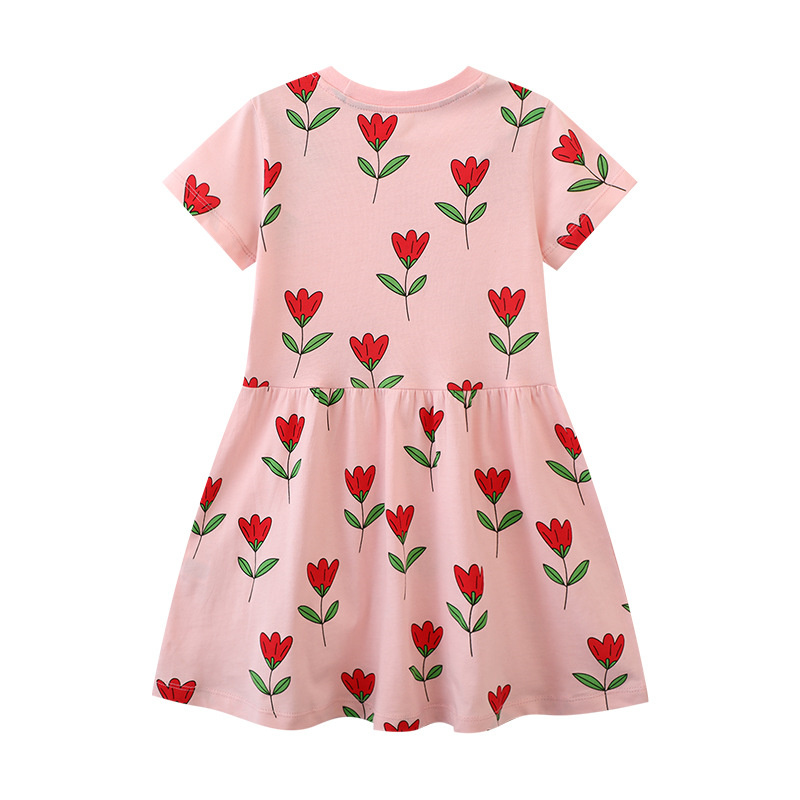 점프 미터 2-7T 공주 소녀 드레스, 꽃 어린이 의류 - Baby Clothing Patterns Free 리뷰 및 가격