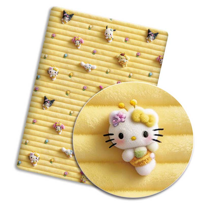 산리오 만화 DIY 수제 바느질 패치워크 퀼팅 아기 드 - Baby Clothing Material 리뷰 및 가격