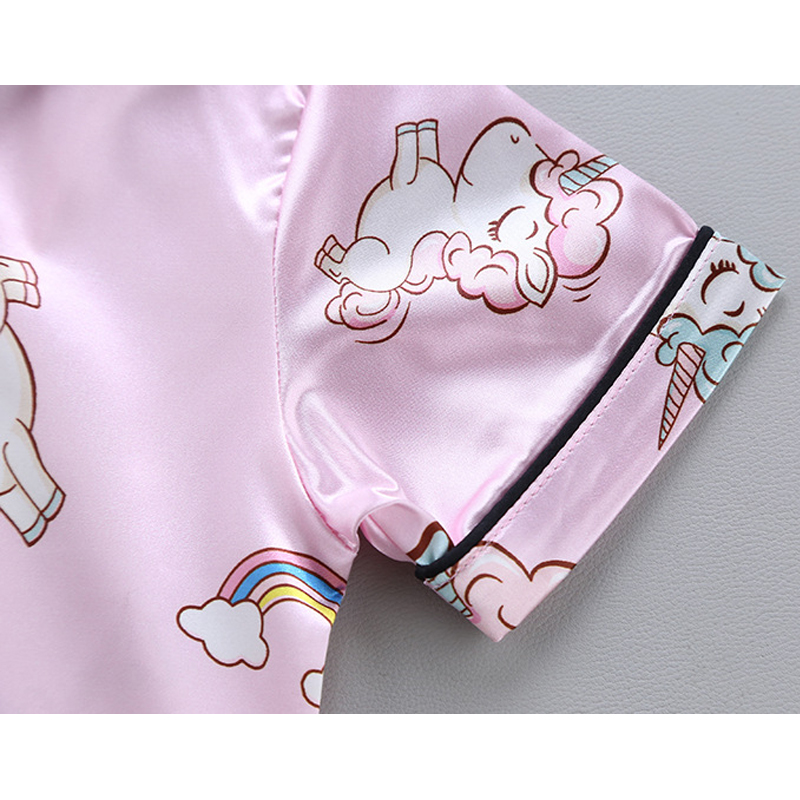 유니콘 아기 소녀 잠옷 의류 세트 여름 새로운 만화 패 - Baby Clothing Patterns Free 리뷰 및 가격