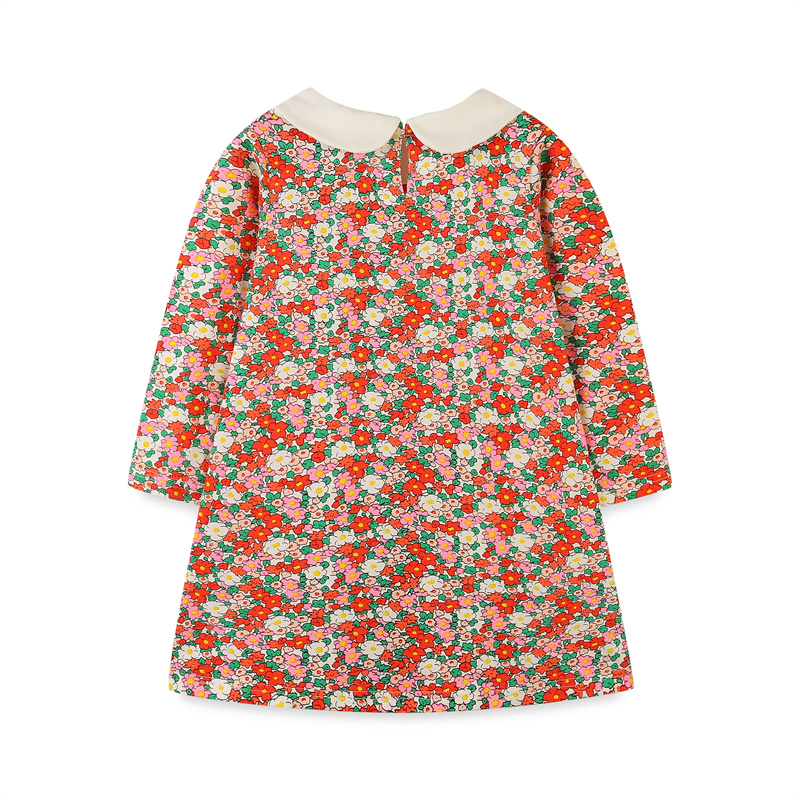 점핑 미터 2-7T 긴 소매 공주 소녀 드레스 칼라 포 - Baby Clothing Patterns Free 리뷰 및 가격