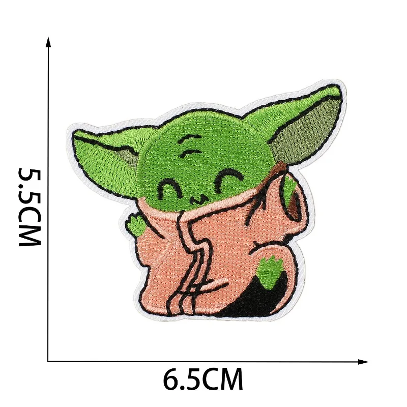 9개 스타워즈 피규어 패치, 의류용 다리미 부착 패치, - Baby Yoda Clothing 리뷰 및 가격