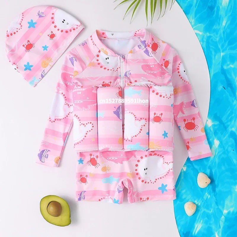 어린이 부력 수영복 만화 프린트 수영복 키즈 원피스 플 - Baby Clothing For Sale 리뷰 및 가격