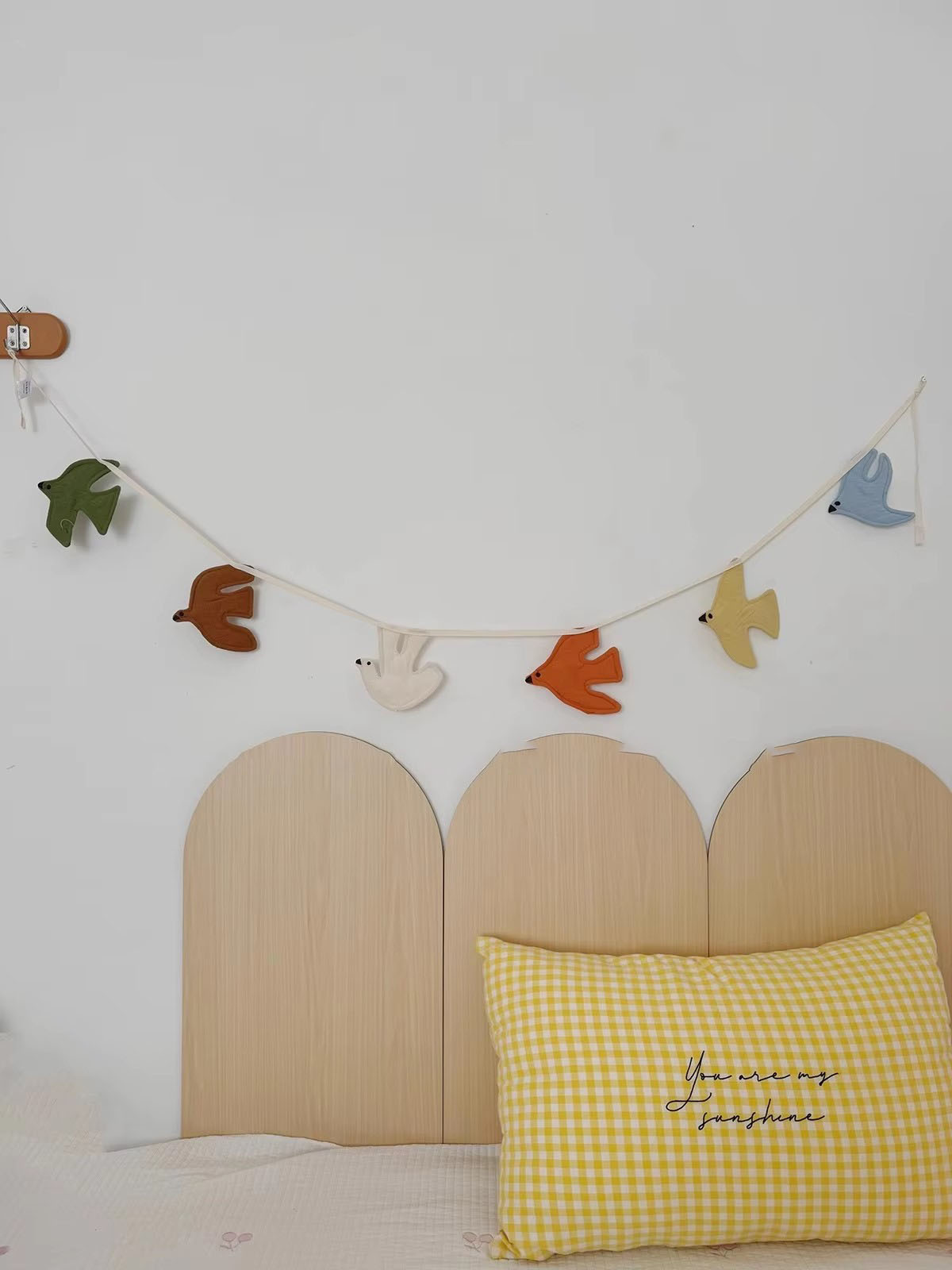 키즈룸 보육원 패브릭 깃발 새 깃발 파티 장식 배너 홈 - Baby Clothing Material 리뷰 및 가격