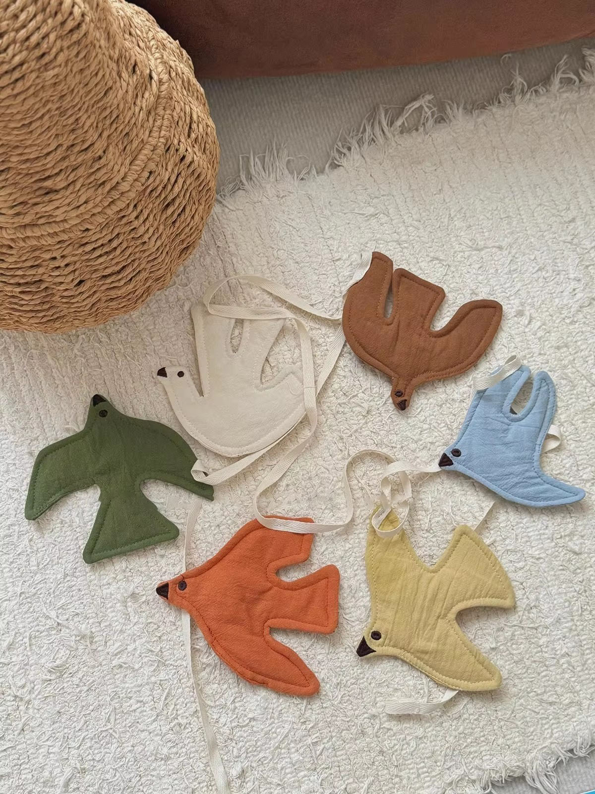 키즈룸 보육원 패브릭 깃발 새 깃발 파티 장식 배너 홈 - Baby Clothing Material 리뷰 및 가격